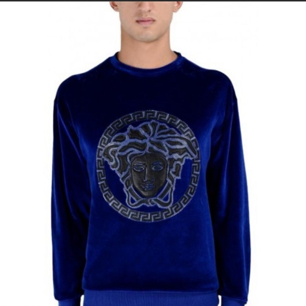 Versace Mens Velvet sweater